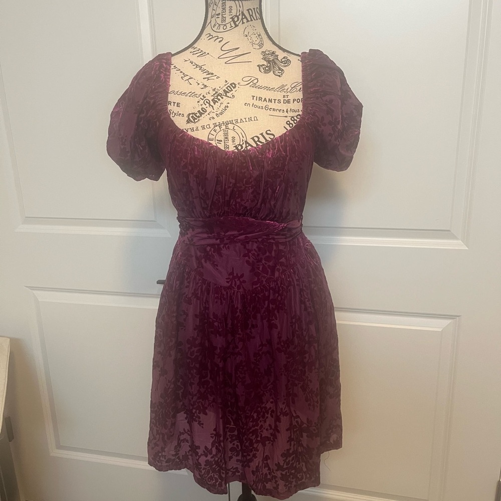 Elegant Purple Women's Dress
